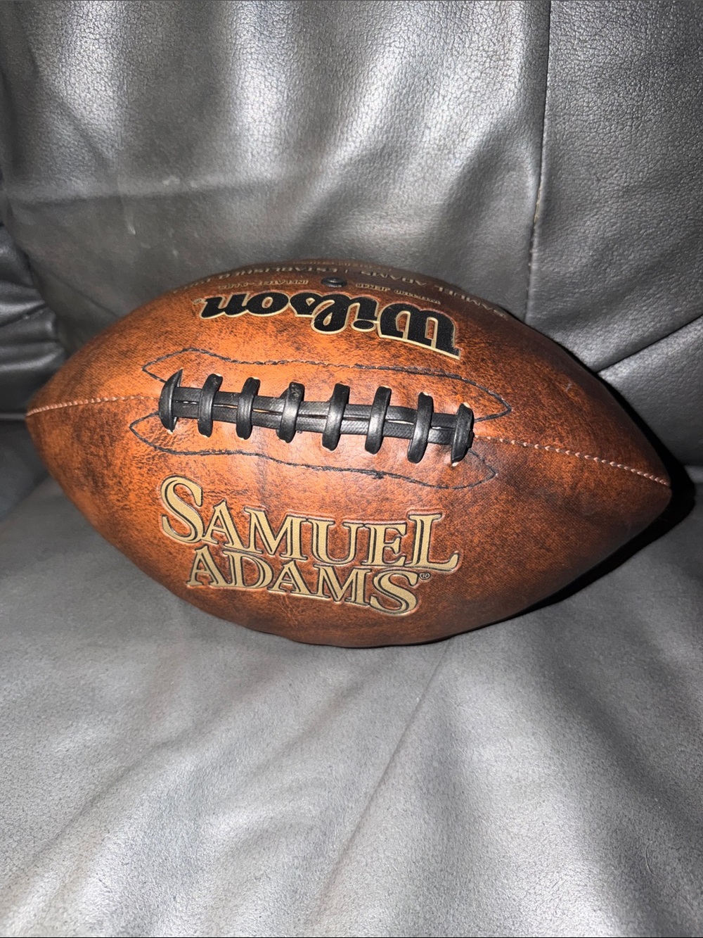 Wilson Brown Samuel Adams Leather Football NFL STYLE PRO COLLECTIBLE